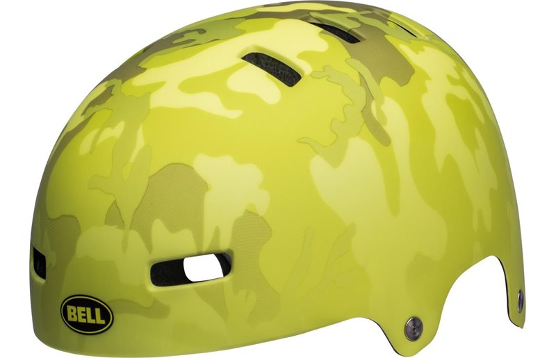 BMX-kypärä Bell Span Mat Hiviz Yellow Camo