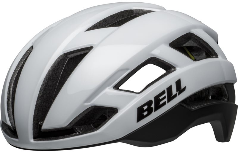 Maantiekypärä Bell Falcon XR Mips Matta Kiiltävä Valkoinen/Musta