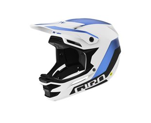 Full Face kypärä Giro Insurgent Spherical Mips Mattavalkoinen/Ano Sininen