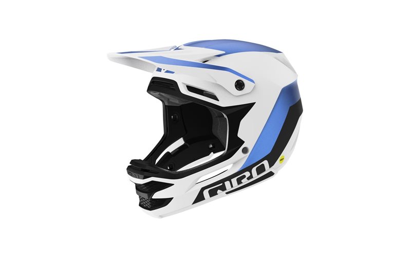 Full Face kypärä Giro Insurgent Spherical Mips Mattavalkoinen/Ano Sininen