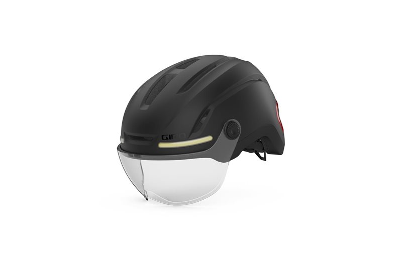 Pyöräilykypärä Giro Ethos Led Mips Shield Mattamusta
