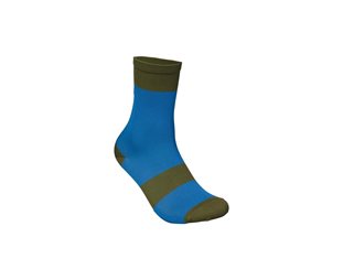 Poc Pyöräilysukat Lasten Essential MTB Sock Natrium Blue/Epidote Green