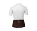 POC Naisten pyöräilypaita Essential Road Logo Jersey Hydrogen White/Axinite Brown