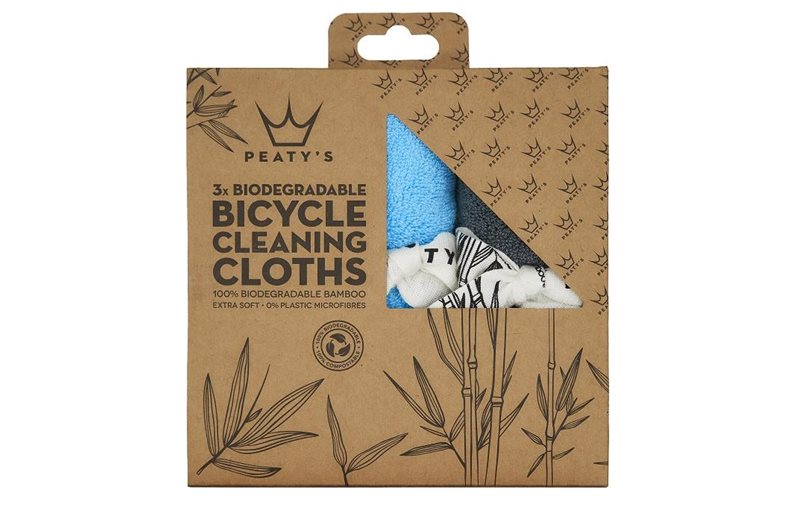 Peaty'S Polerduk Bamboo Bicycle Cleaning Cloths 3-Pack