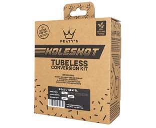 Peaty's Konversiosarja Holeshot Tubeless-muunnossarja Road & Gravel - 21mm