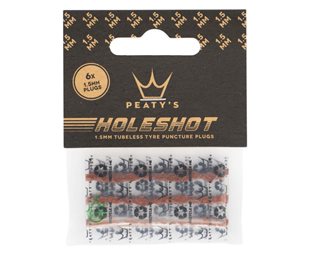 Peaty'S Däckplugg Holeshot Tubeless Puncture Plugger Refill Pack - 6 X 1,5mm