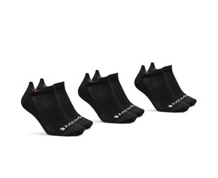 GripGrab Classic No Show Sommarstrumpor 3-Pack Black