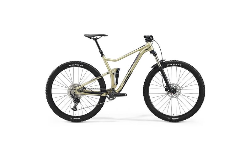 Täysjousto maastopyörä Merida One-Twenty 400 Silk Champagne/Dark Purple