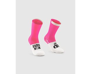 Assos Cykelstrumpor Gt Socks C2 Fluo Pink
