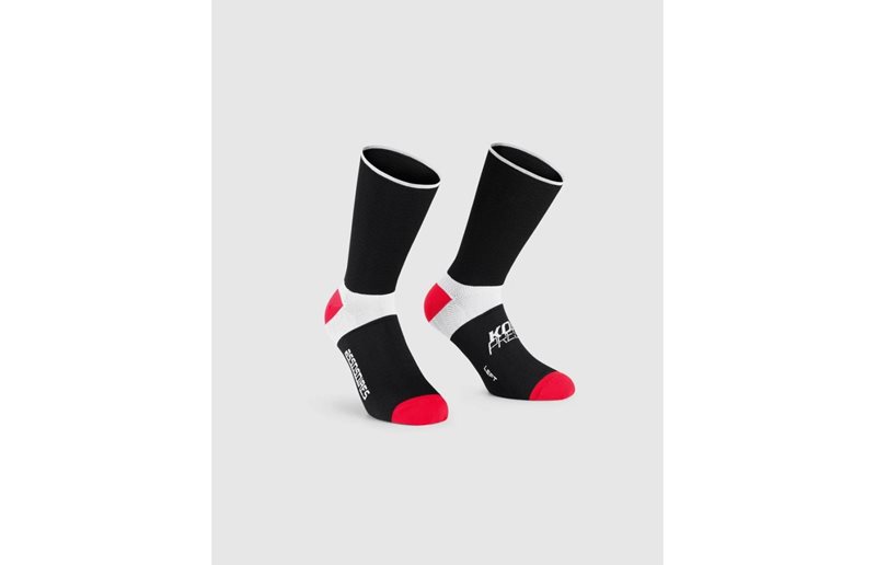 Assos Cykelstrumpor Kompressor Socks Black Series