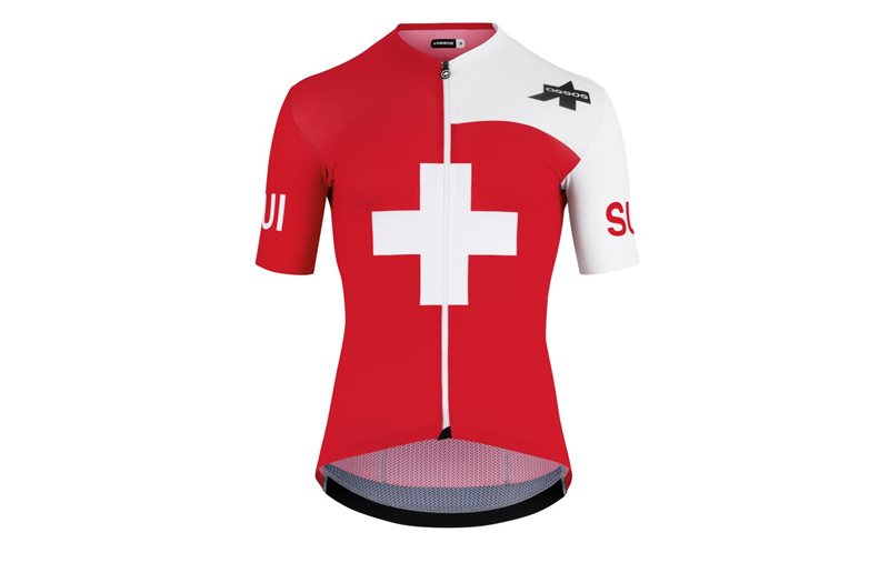 Assos Cykeltröja Suisse Fed Jersey S9 Targa National Red