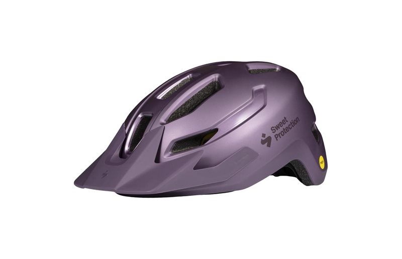 Lasten pyöräilykypärä Sweet Protection Ripper Mips Jr Tummanliila Metallic