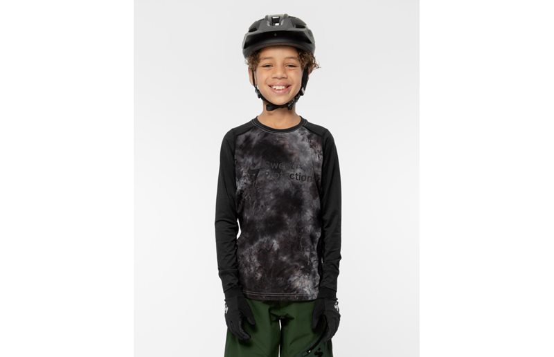 Sweet Protection Lasten pyöräilypaita Hunter LS Jersey Jr Bronco White