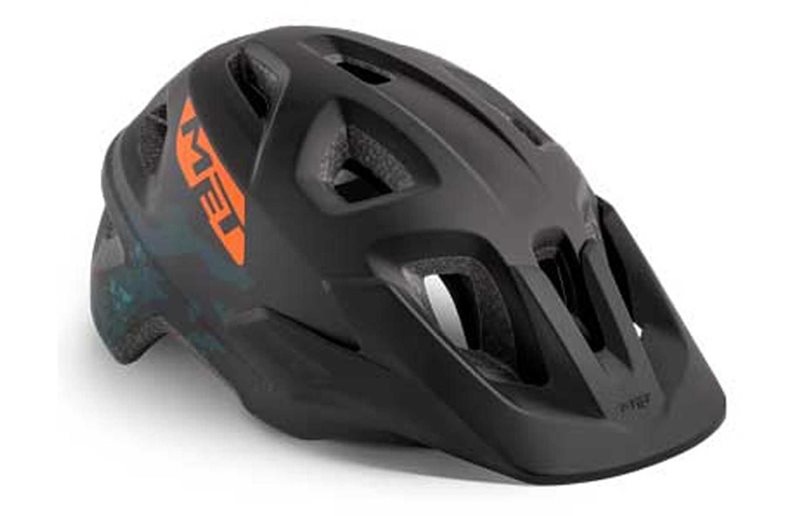 Lasten pyöräilykypärä MET Eldar Black Camo/Matt
