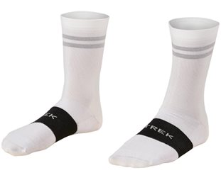 Trek Race Reflective Crew Cykelsok Hvid