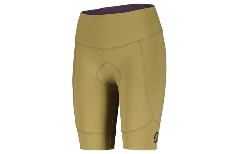 Scott Shorts Naisten Endurance 10 +++ Mud Green/Dark Purple