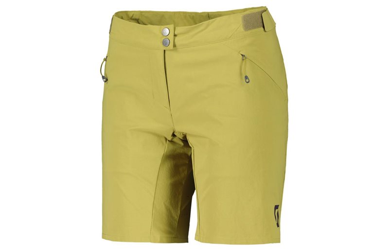 Scott Shorts Naisten Kestävyys Ls/Fit W/Pad Mud Green