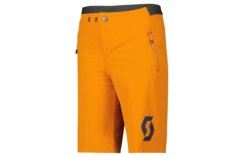 Scott Shorts Jr Trail 10 Ls/Fit W/Pad Copper Orange