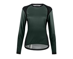 Assos Naisten pyöräilypaita Trail Women's LS Schwarzwald Green