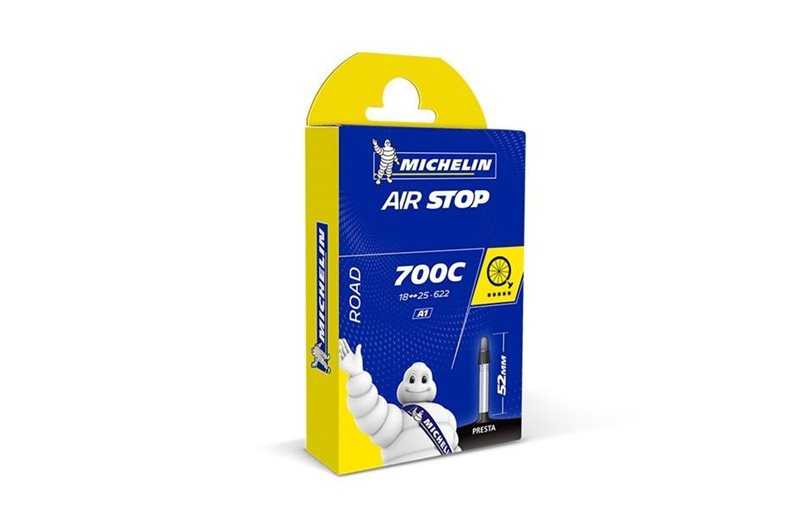 Michelin Cykelslang Airstop tube 18/25-622 Racerventil 48 mm