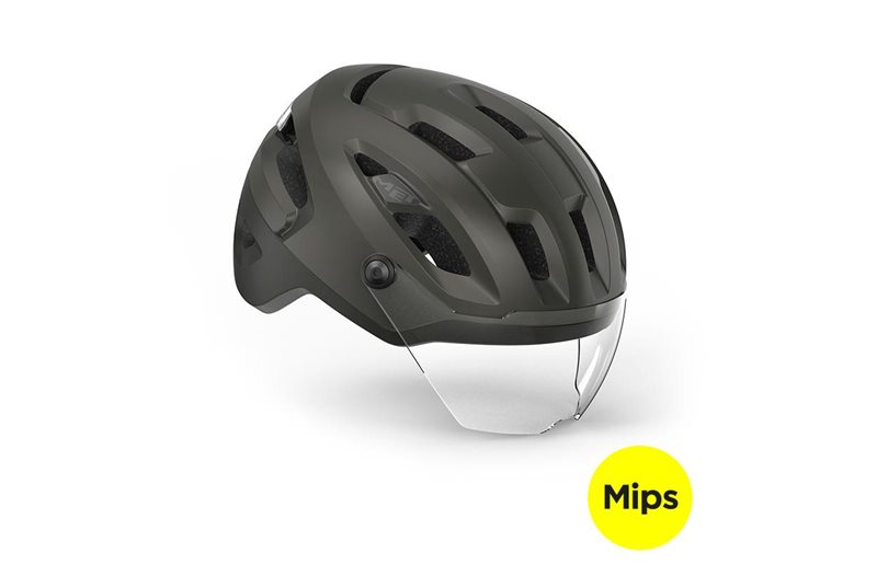 Pyöräilykypärä MET Intercity Mips Titanium Metallic/Matt