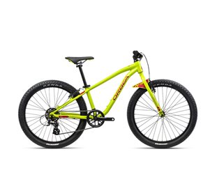 Orbea MX 24 Dirt Lime Green-Watermelon Red