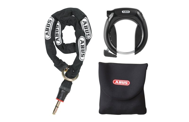 Runkolukko ABUS 5955 Pro Shield sis.Ketju 100cm & Säilytyspussi