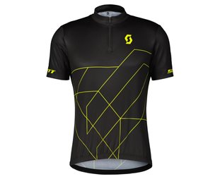 Scott Cykeltröja RC Team 20 SS Black/Sulphur Yellow