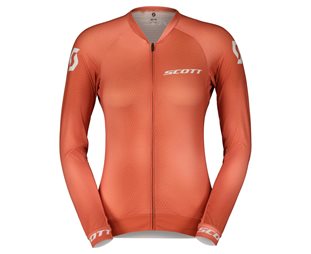 Scott Pyöräilypaita Naisten RC Pro LS Rose Beige/Braze Orange
