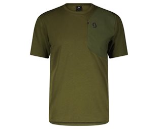 Scott Vapaa-ajant-paita Tee DRI Pocket SS Fir Green