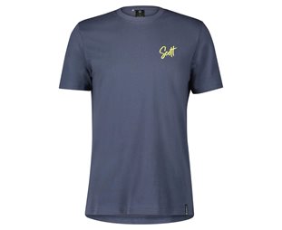 Scott Vapaa-ajan T-paita Tee Casual SS Metal Blue