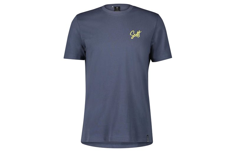 Scott Vapaa-ajan T-paita Tee Casual SS Metal Blue