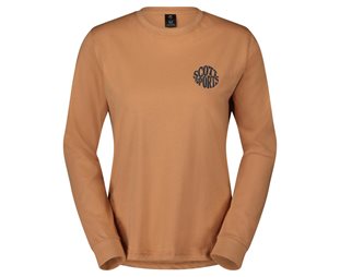 Scott Fritidströja Tee Dam 10 Graphic LS Rose Beige