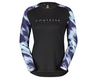 Scott Naisten pyöräilypaita Trail Contessa Sign. LS Musta