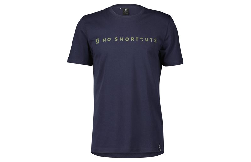Scott Vapaa-ajan T-paita Tee No Shortcuts SS Tummansininen