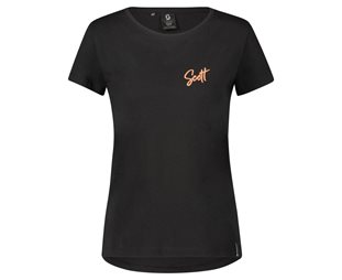 Scott Casual Tee Naisten Vapaa-ajan T-paita SS Musta