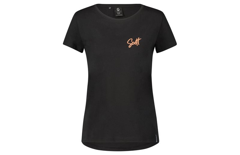 Scott Casual Tee Naisten Vapaa-ajan T-paita SS Musta