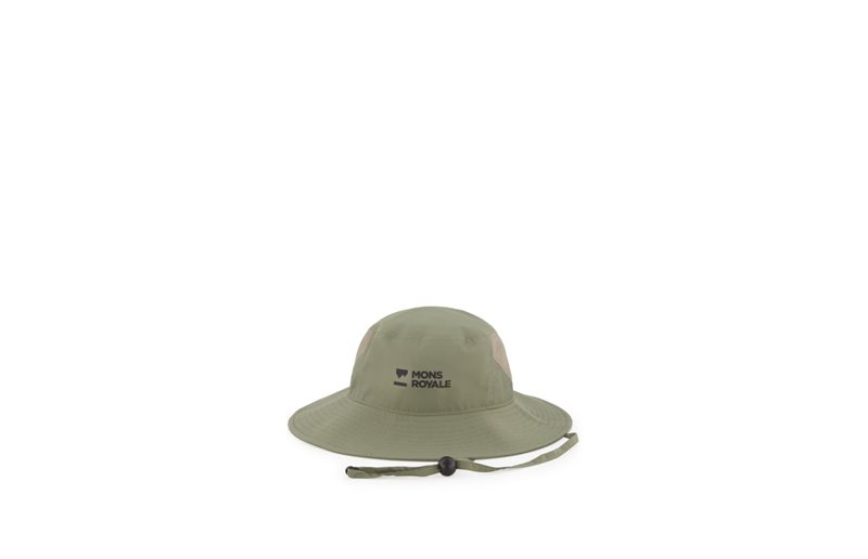 Mons Royale Hattu Velocity Bucket Hat Olive