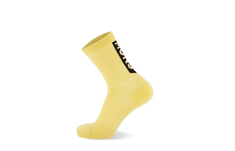 Mons Royale Pyöräilysukat Atlas Crew Sock Lemonade