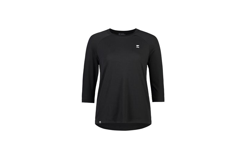 Mons Royale Pyöräilypaita Tarn Merino Shift Raglan 3/4 Musta