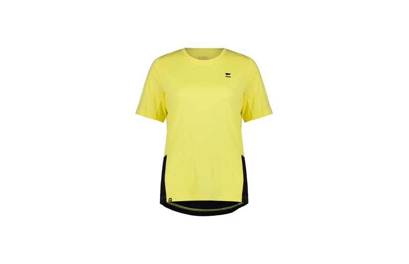 Mons Royale Pyöräilypaita Tarn Merino Shift Tee Black / Limelight
