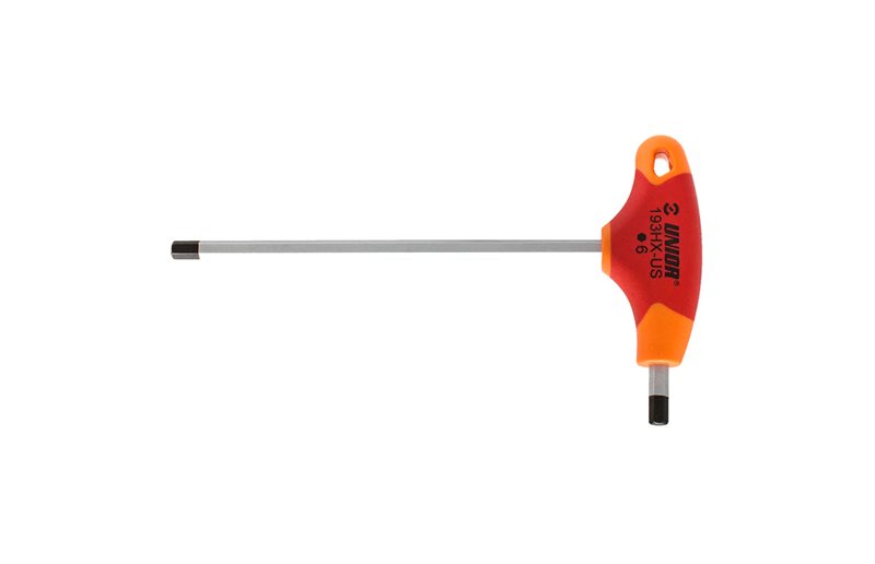 UNIOR Insexnøkkel T-håndtak Hex Wrench 6 Red
