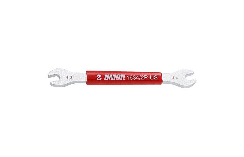 UNIOR Ekernyckel Kaksipuolinen Shimano Pinna-avain 4,3x4,4 Punainen