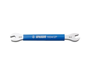 UNIOR Ekernyckel Kaksipuolinen Shimano Pinnanavain 4,3x4,4 Sininen