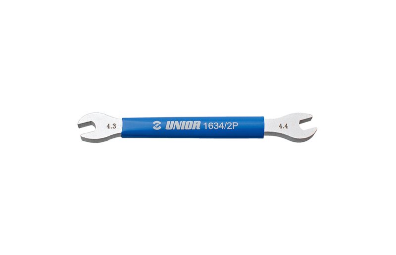 UNIOR Ekernyckel Kaksipuolinen Shimano Pinnanavain 4,3x4,4 Sininen
