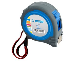 UNIOR Målebånd Measuring Tape M Plast 3m Blå