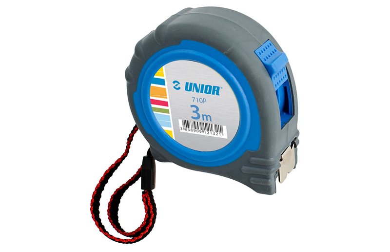 UNIOR Målebånd Measuring Tape M Plast 3m Blå