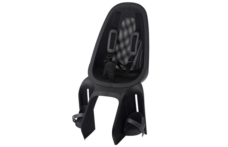 Cykelbarnstol Qibbel Air med Pakethållarfäste Black