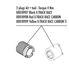 Polkimen varaosat LOOK Spindle Plugs and Tool Kit Red X-Track Race