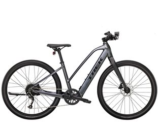 Trek elcykel til damer Dual Sport+ 2 Stagger Galactic Grey